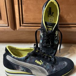 PUMA Women’s Rainbow Hologram Wedge Sneakers Sz 10