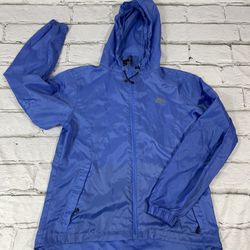 Womens Kelty windbreaker zip up hooded jacket. Size medium  