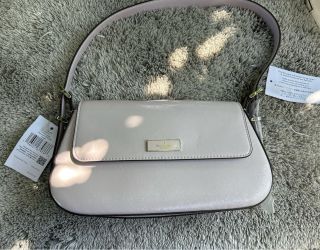 Kate Spade New York Bridget NEW Crinkle Patent Small Flap Shoulder Bag