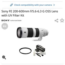 Sony EF 200-600 mm like new