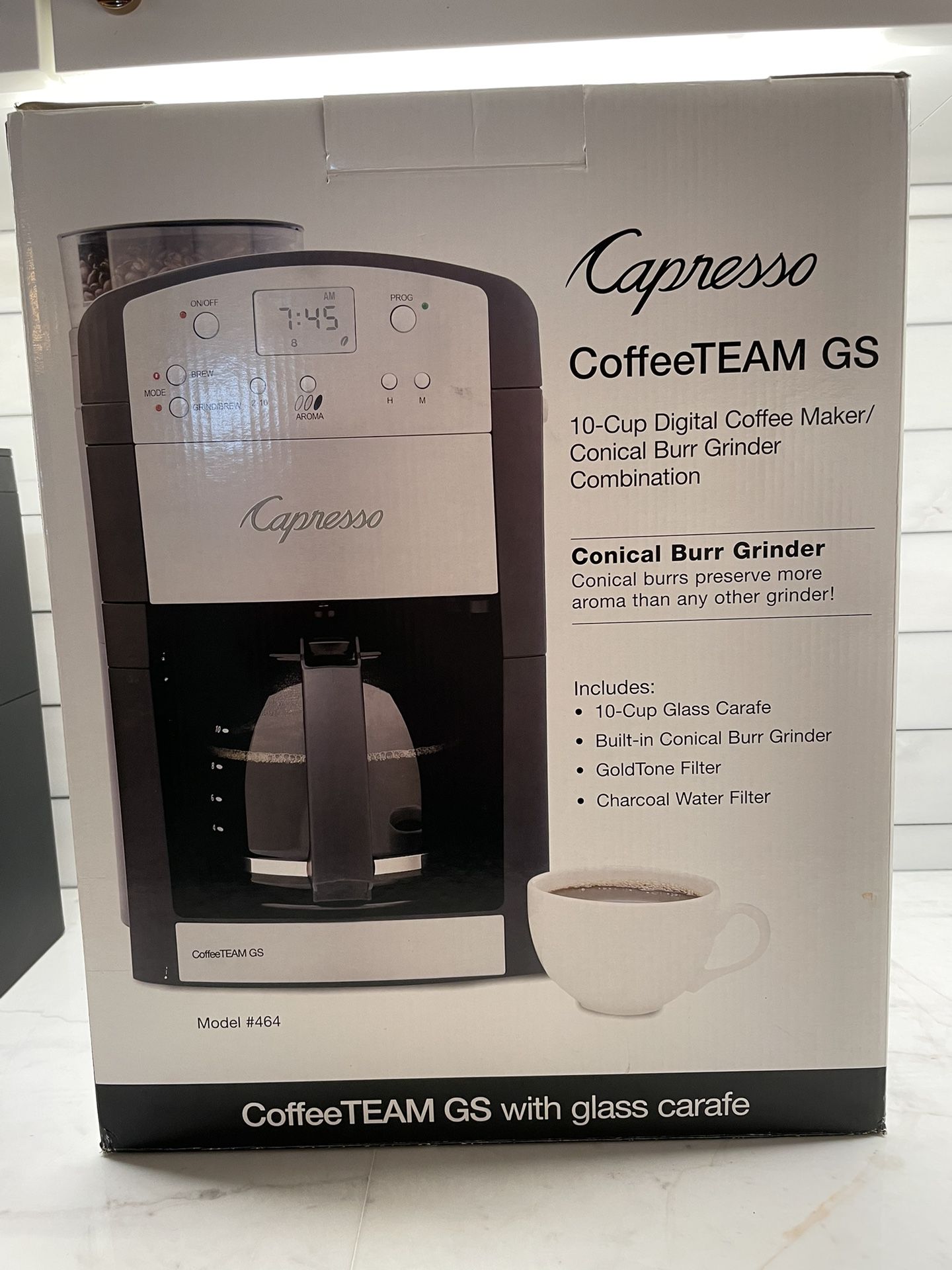 Capresso Coffee Team GS Maker With Grinder