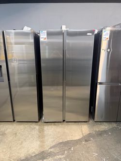 SAMSUNG STAINLESS STEEL SIDE BY SIDE REFRIGERATOR WITH ICEMAKER ONLY 😍