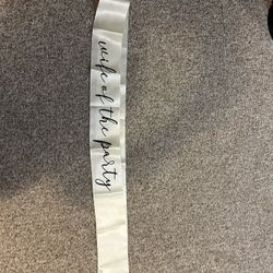 Wife Of The Party Sash