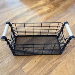 Wood Handles Basket