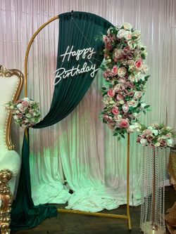 Birthday party setup