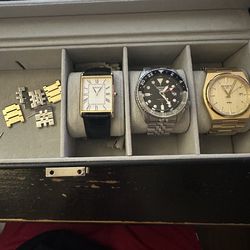 Watch collection  “Like New” - Seiko GMT 5, Tissot PRX, Seiko Tank (watch case included)