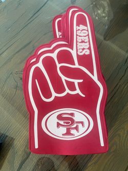 49ers foam finger #1 insert hand