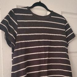 Grey Striped Shirt