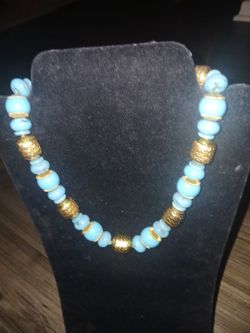 Bohemian bead necklace