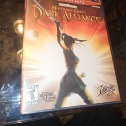 Baldurs Gate Dark Alliance PS2 