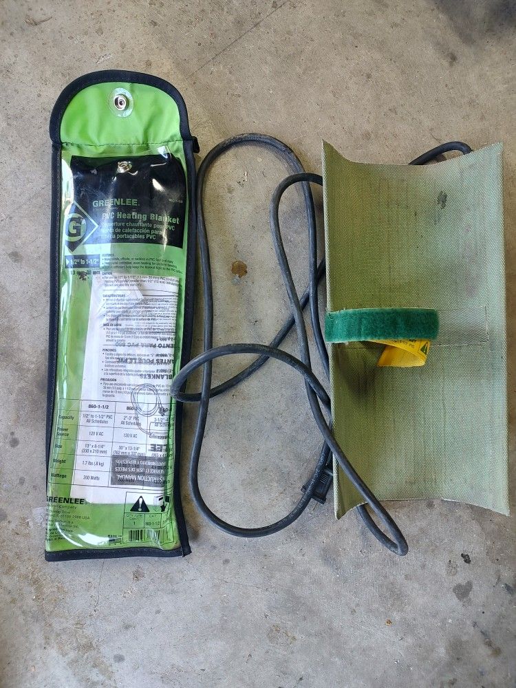 Greenlee PVC Heating Blanket 86011/2 for Sale in Garden Grove, CA