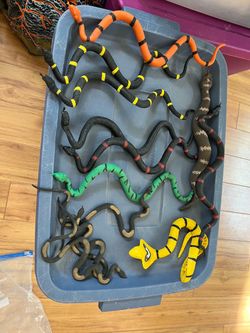 Lot of 12 snakes