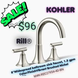 Rill®
Widespread bathroom sink faucet, 1.2 gpm

K-REC27954-4D-BN

Color/FinishVibrant Brushed Nickel