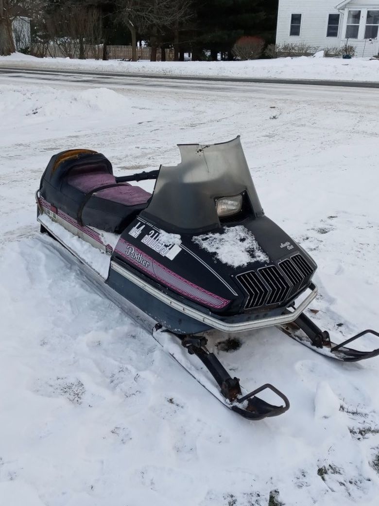 Photo 1980s Two Stroke Panther Snowmobile