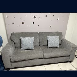 Gray Sofa  Love Seat 