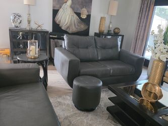 Sofa and love seat 2 foot stools