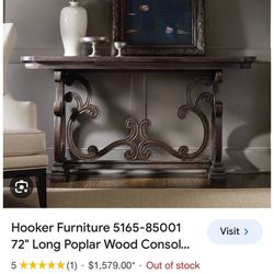 Hooker Furniture  Console / Foyer Table  