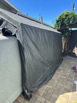 Large Dark Gray Outdoor Canopy Tent