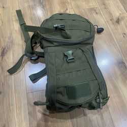 Tactical Sling Backpack / Hydration Pack – Olive Green (Like New)