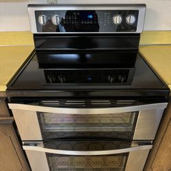 Whirlpool Glass Top Double Oven
