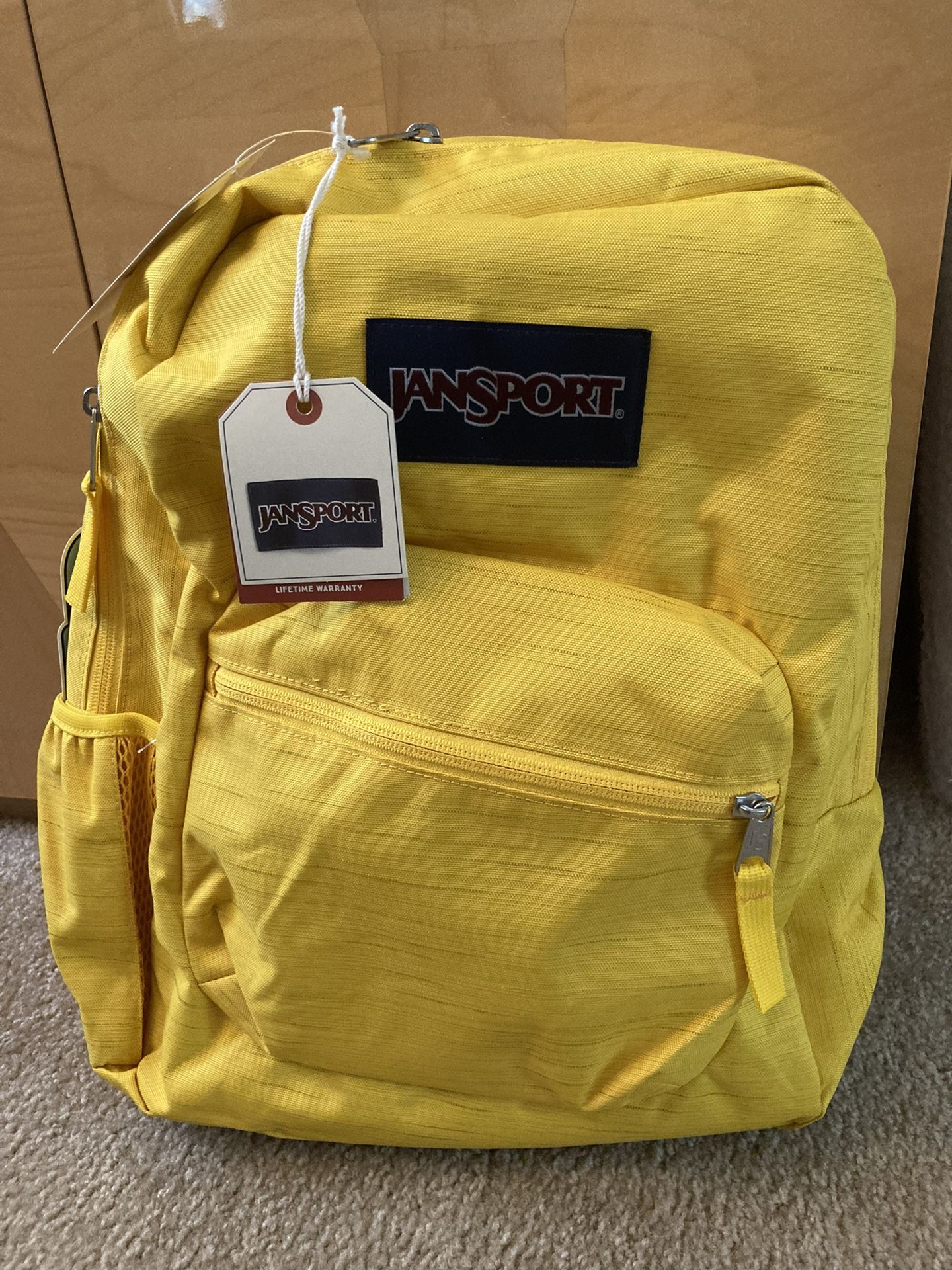 New With Tag Jansport Backpack-Crosstown Remix Yellow