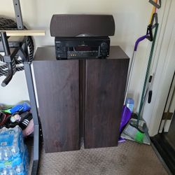 Solid Theater Entertainment Stereo System With JBL Speakers With Digital SONY Council With 6 Channel Amp 110 Watts Each.