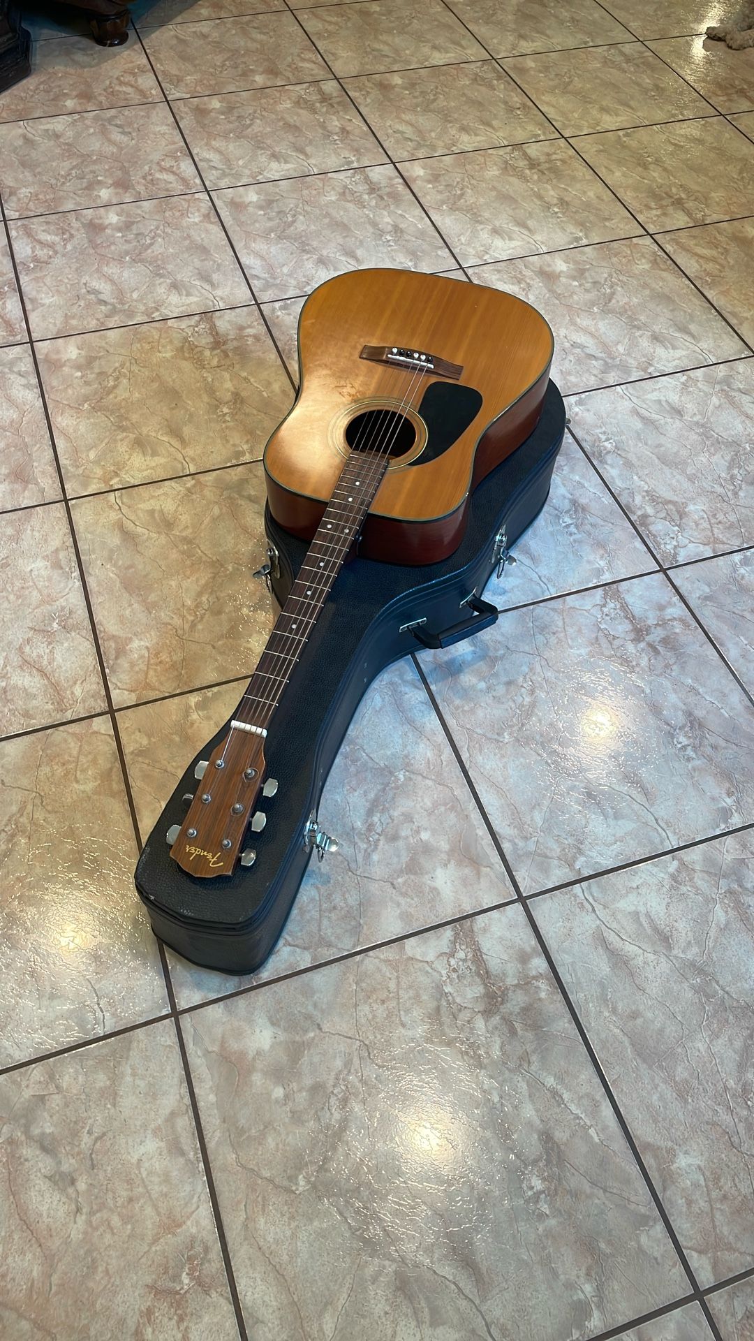 Guitar with Hard Shell Case