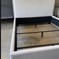 Queen living spaces bed frame