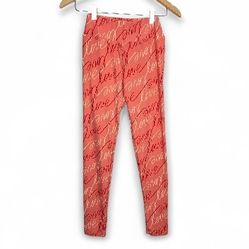 Lularoe Pink Love Butter Soft Valentines Day Leggings XS