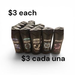 Axe Bodywash $3each Price is Firm. How many do u need? I have 16 available.