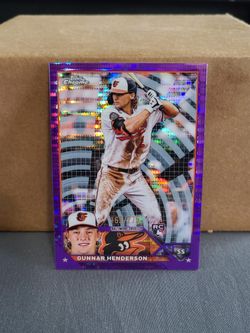 2023 Topps Chrome Update Gunnar Henderson Purple Pulsar /275