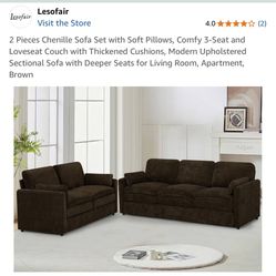 Sofa & Loveseat (New)