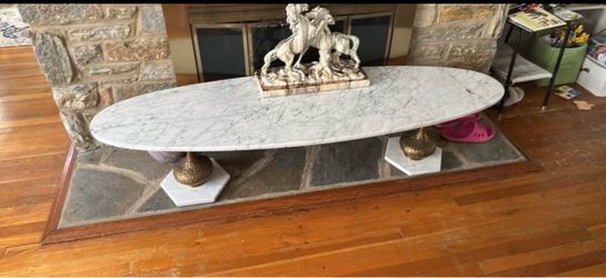 Vintage Italian Marble Coffee Table