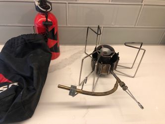 MSR Dragon Fly camp stove.