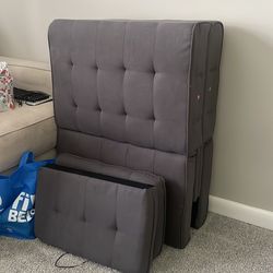 Futon clutch with usb charging ports