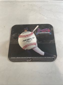 Atlanta Braves MLB Mouse Pad and baseball
