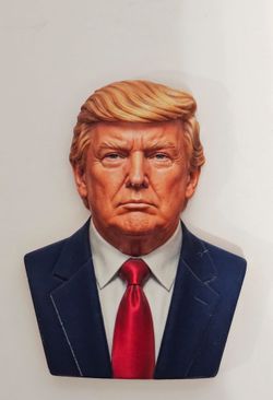 5 oz .999 fine copper Donald Trump 3D bust Statue Sculpture w/capsule LE New