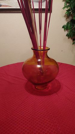 Glass vase