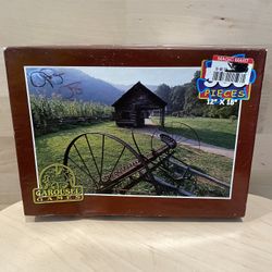 Vintage Carousel Games farm/farm stand, 500 Piece Puzzle 12" x 18",sealed