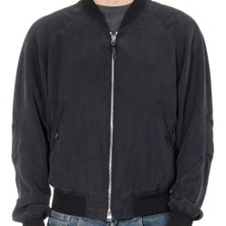 Tom Ford Silk/ Suede Bomber Jacket 