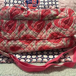 Danielle Morgan Pink Paisley Weekender Bag