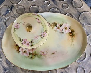Antique MZ Austria Dresser Table Set Limoges Dish