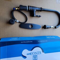 Kingo Pull-out  Faucet In Bronze 