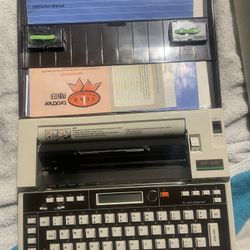1983 Brother Portable Electronic Printer Typewriter EP-20 WithRibbon & Manual