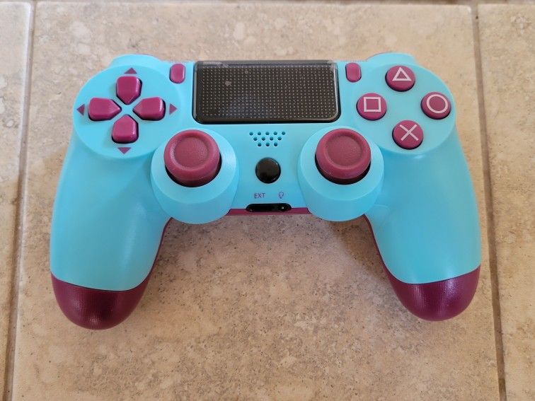 PS4 Controller - Berry Blue - Playstation 4 - PS3 - Wireless - Bluetooth - Android - Apple IOS - Tesla - PC