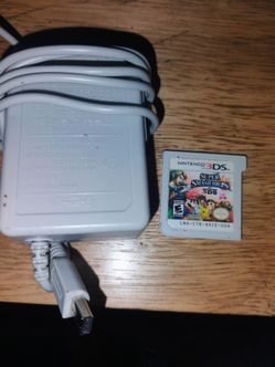 Super Smash Bros Nintendo 3DS Game + Charger