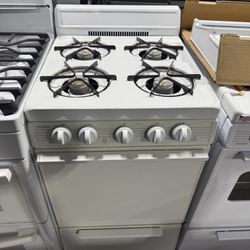 Premier white 4 burner range stove 20 inches 