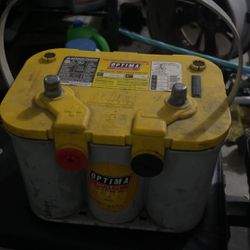 Optima Yellow top battery Good condition