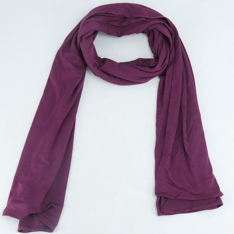 Womens Plum Purple Premium Jersey Hijab