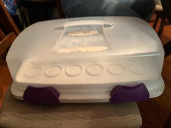 Wilton Plastic Cupcake and cake Carrier with Lid